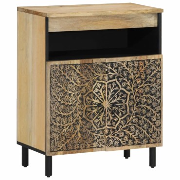 vidaXL Βοηθητικό Ντουλάπι 60x33x75cm από Μασίφ Ξύλο Μάνγκο 1 τεμ.
