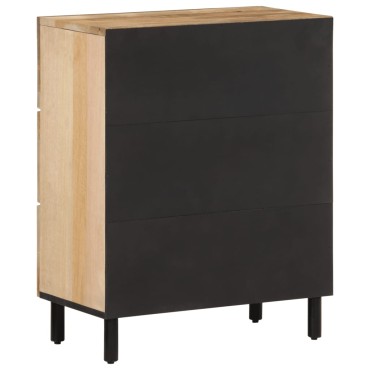 vidaXL Βοηθητικά Ντουλάπια 2 τεμ. 60x33x75cm από Μασίφ Ξύλο Μάνγκο