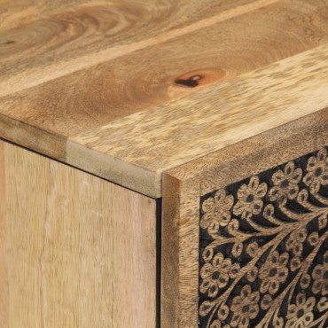 vidaXL Βοηθητικά Ντουλάπια 2 τεμ. 60x33x75cm από Μασίφ Ξύλο Μάνγκο
