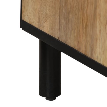 vidaXL Βοηθητικά Ντουλάπια 2 τεμ. 60x33x75cm από Μασίφ Ξύλο Μάνγκο
