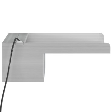 vidaXL Σιντριβάνι Καταρράκτης Πισίνας με RGB LED 30 εκ Ανοξειδ. Ατσάλι