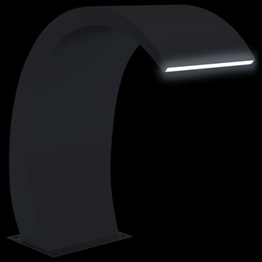 vidaXL Σιντριβάνι Πισίνας με LED 22x60x70 εκ. Ανοξείδωτο Ατσάλι 304