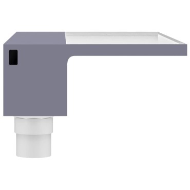 vidaXL Σιντριβάνι Καταρράκτης Πισίνας με RGB LED 45 εκ. Ακρυλικό