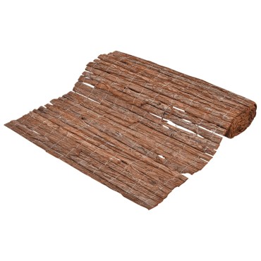 vidaXL Φράχτης Κήπου 1000x70cm από Φλοιό Δέντρου