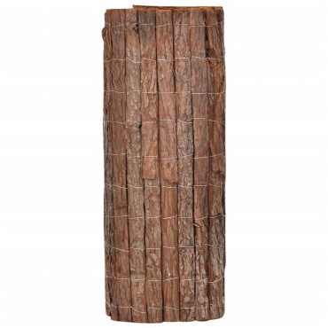 vidaXL Φράχτης Κήπου 1000x70cm από Φλοιό Δέντρου
