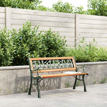 vidaXL Παγκάκι Κήπου από Μασίφ Ξύλο Ελάτης 116x53x74cm 1 τεμ.