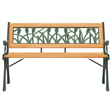 vidaXL Παγκάκι Κήπου από Μασίφ Ξύλο Ελάτης 116x53x74cm 1 τεμ.