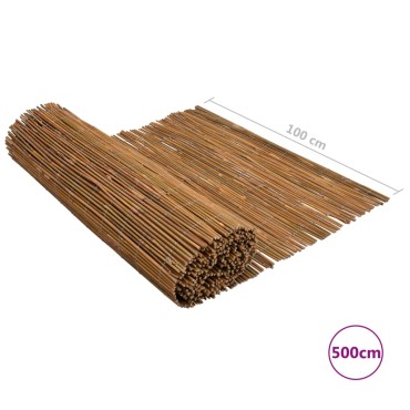 vidaXL Καλαμωτή Περίφραξης 500x100cm από Μπαμπού