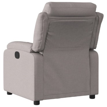 vidaXL Πολυθρόνα Ανακλινόμενη Taupe Υφασμάτινη 75x92,5x100cm 1 τεμ.