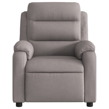 vidaXL Πολυθρόνα Ανακλινόμενη Taupe Υφασμάτινη 75x92,5x100cm 1 τεμ.