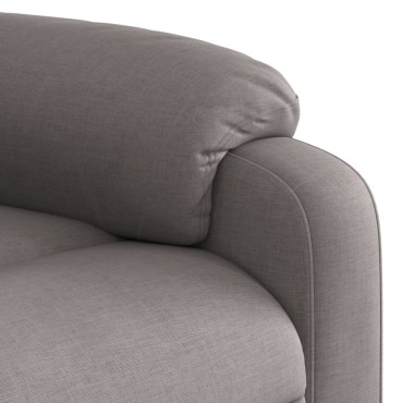 vidaXL Πολυθρόνα Ανακλινόμενη Taupe Υφασμάτινη 75x92,5x100cm 1 τεμ.