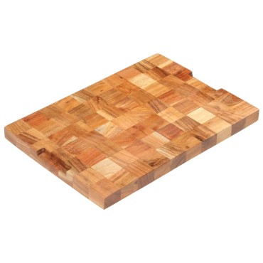 vidaXL Επιφάνεια Κοπής 50 x 34 x 3,8 εκ. από Μασίφ Ξύλο Ακακίας