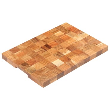 vidaXL Επιφάνεια Κοπής 50 x 34 x 3,8 εκ. από Μασίφ Ξύλο Ακακίας