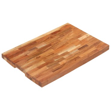 vidaXL Επιφάνεια Κοπής 60 x 40 x 4 εκ. από Μασίφ Ξύλο Ακακίας