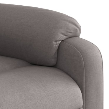vidaXL Πολυθρόνα Ηλεκτρική Ανακλ.Taupe Υφασμάτινη 75x92,5x100cm 1 τεμ.