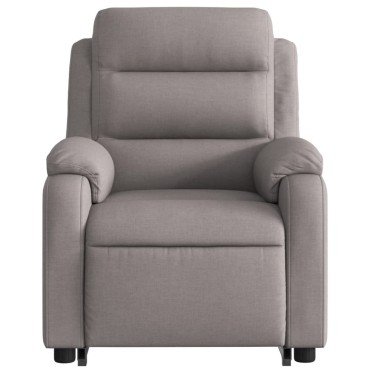 vidaXL Πολυθρόνα Ηλεκτρική Ανακλ.Taupe Υφασμάτινη 75x92,5x100cm 1 τεμ.