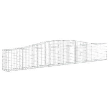 vidaXL Συρματοκιβώτια Τοξωτά 15 τεμ. 400x30x60/80 εκ. Γαλβαν. Ατσάλι