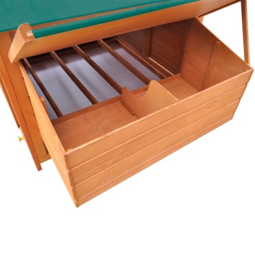 vidaXL Κοτέτσι 157 x 97 x 110 εκ. Ξύλινο