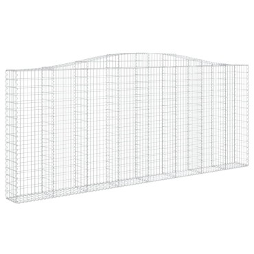 vidaXL Συρματοκιβώτια Τοξωτά 5 τεμ. 400x30x160/180 εκ. Γαλβαν. Ατσάλι