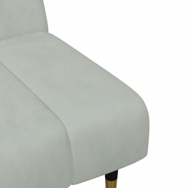 vidaXL Σετ Σαλονιού 2 τεμ. Αν. Γκρι Βελούδινο 200x84,5x69cm  Διθέσιος
