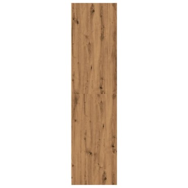 vidaXL Ντουλάπα Αρτισιανή Δρυς 100x50x200cm Επεξεργασμένο Ξύλο 1 τεμ.