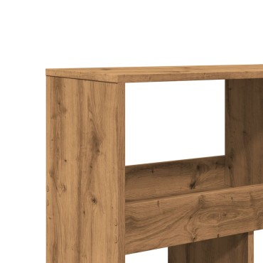 vidaXL Βιβλιοθήκη Αρτισιανή Δρυς 100x33x187,5cm από Επεξεργασμένο Ξύλο 1 τεμ.