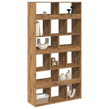 vidaXL Βιβλιοθήκη/Διαχωριστικό Χώρου Δρυς 100x33x187,5cm Επεξ. Ξύλο 1 τεμ.