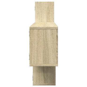 vidaXL Ράφι Τοίχου Sonoma Δρυς 167,5x18x68cm από Επεξ. Ξύλο 1 τεμ.