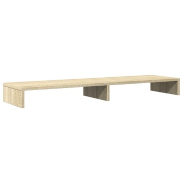 vidaXL Βάση Οθόνης Sonoma Δρυς 100x27x10 εκ. από Επεξ. Ξύλο