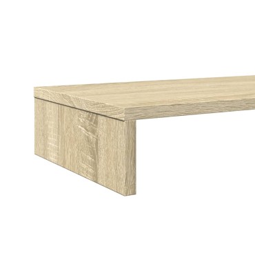 vidaXL Βάση Οθόνης Sonoma Δρυς 100x27x10 εκ. από Επεξ. Ξύλο