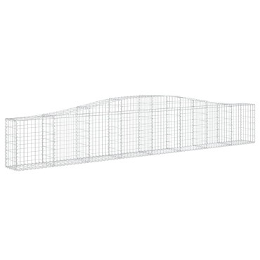 vidaXL Συρματοκιβώτια Τοξωτά 25 τεμ. 400x30x60/80 εκ. Γαλβαν. Ατσάλι