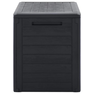 vidaXL Μπαούλο Αποθήκευσης Κήπου Ανθρακί 58,5x46x55cm απο Πολυπ/λένιο 1 τεμ.