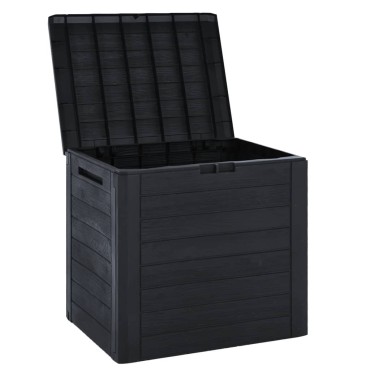 vidaXL Μπαούλο Αποθήκευσης Κήπου Ανθρακί 58,5x46x55cm απο Πολυπ/λένιο 1 τεμ.