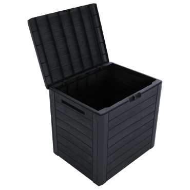 vidaXL Μπαούλο Αποθήκευσης Κήπου Ανθρακί 58,5x46x55cm απο Πολυπ/λένιο 1 τεμ.
