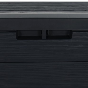 vidaXL Μπαούλο Αποθήκευσης Κήπου Ανθρακί 58,5x46x55cm απο Πολυπ/λένιο 1 τεμ.