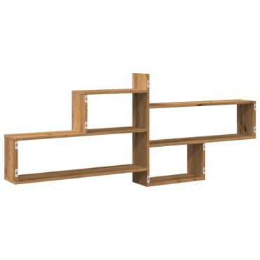 vidaXL Ραφιέρα Τοίχου Αρτισιανή Δρυς 167,5x18x68cm Επεξεργασμένο Ξύλο 1 τεμ.