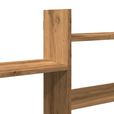 vidaXL Ραφιέρα Τοίχου Αρτισιανή Δρυς 167,5x18x68cm Επεξεργασμένο Ξύλο 1 τεμ.