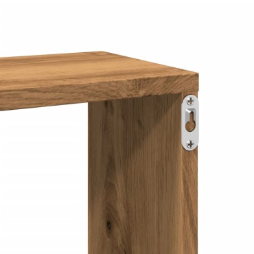 vidaXL Ραφιέρα Τοίχου Αρτισιανή Δρυς 167,5x18x68cm Επεξεργασμένο Ξύλο 1 τεμ.