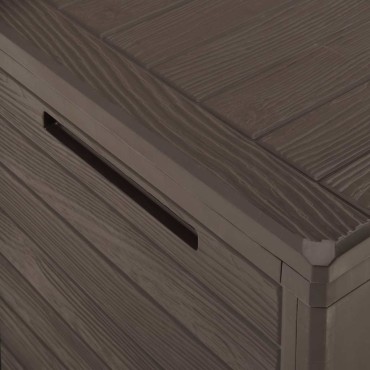 vidaXL Μπαούλο Αποθήκευσης Κήπου Καφέ 58,5x46x55cm απο Πολυπ/λένιο 1 τεμ.