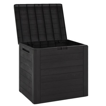 vidaXL Μπαούλο Αποθήκευσης Κήπου Καφέ 58,5x46x55cm απο Πολυπ/λένιο 1 τεμ.