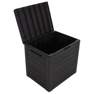 vidaXL Μπαούλο Αποθήκευσης Κήπου Καφέ 58,5x46x55cm απο Πολυπ/λένιο 1 τεμ.