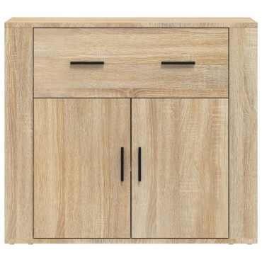 vidaXL Ντουλάπι Sonoma Δρυς 80x33x70cm από Επεξεργασμένο Ξύλο 1 τεμ.
