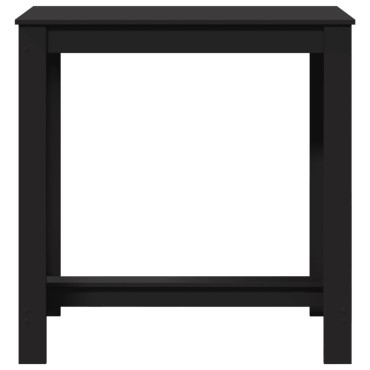 vidaXL Τραπέζι Μπαρ Μαύρο 102x50x103,5cm Επεξεργ. Ξύλο 1 τεμ.
