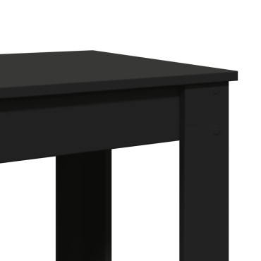 vidaXL Τραπέζι Μπαρ Μαύρο 102x50x103,5cm Επεξεργ. Ξύλο 1 τεμ.