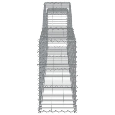 vidaXL Συρματοκιβώτια Τοξωτά 20 τεμ. 400x30x60/80 εκ. Γαλβαν. Ατσάλι