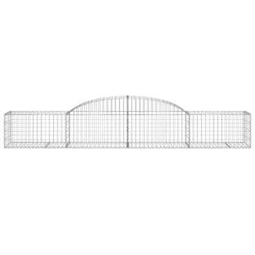 vidaXL Συρματοκιβώτια Τοξωτά 30 τεμ. 300x50x40/60 εκ. Γαλβαν. Ατσάλι