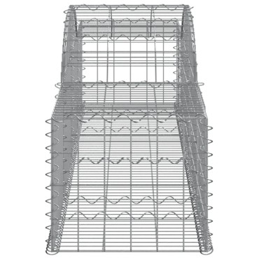 vidaXL Συρματοκιβώτια Τοξωτά 30 τεμ. 300x50x40/60 εκ. Γαλβαν. Ατσάλι