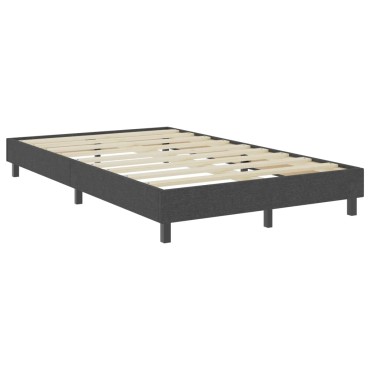 vidaXL Πλαίσιο Κρεβατιού Boxspring Γκρι 120 x 200 εκ. Υφασμάτινο