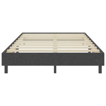 vidaXL Πλαίσιο Κρεβατιού Boxspring Γκρι 120 x 200 εκ. Υφασμάτινο