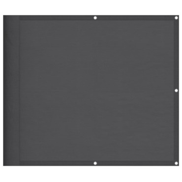 vidaXL Διαχωριστικό Βεράντας Ανθρακί 90x700εκ 100% Πολ. Ύφασμα Oxford